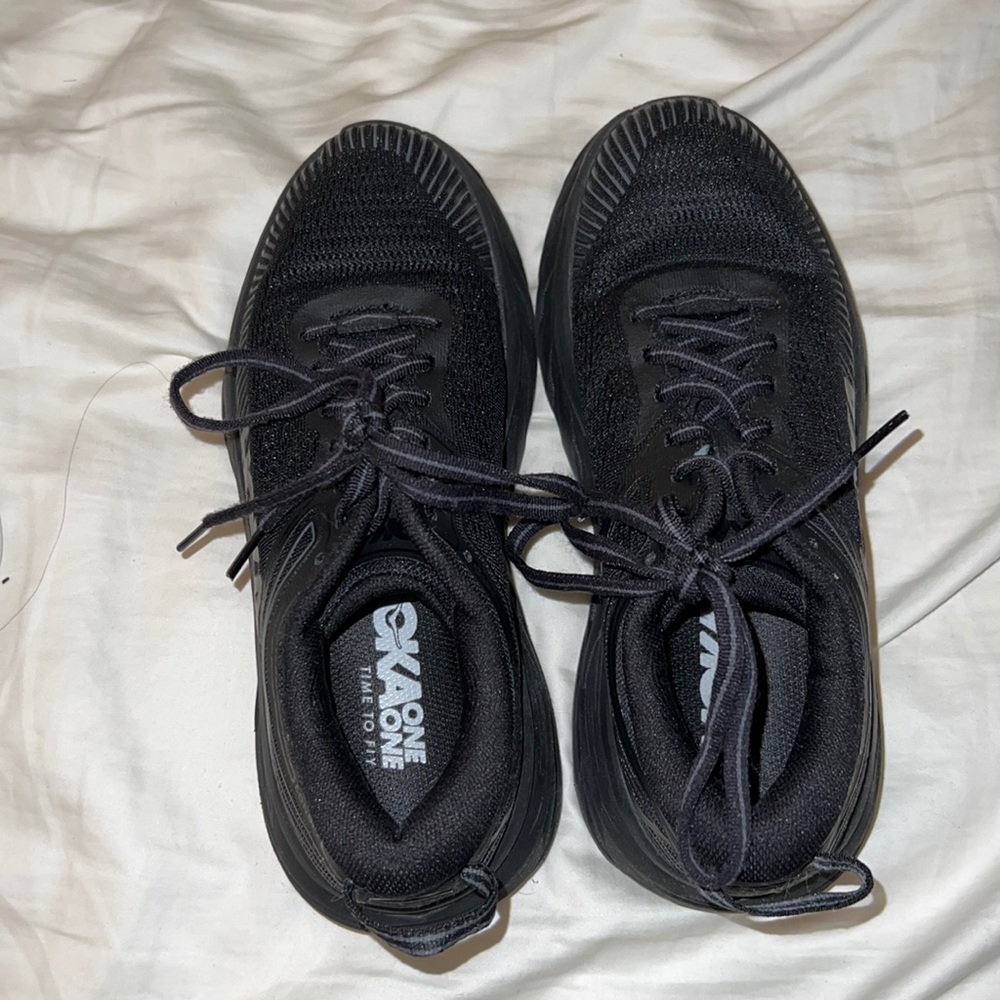 Hoka Bond 7 Black Sneakers